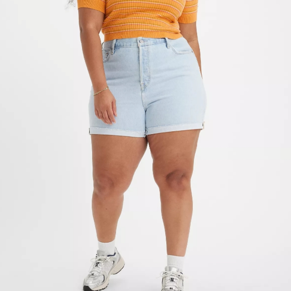 501® Premium Levi's High Rise Shorts Longer Inseam